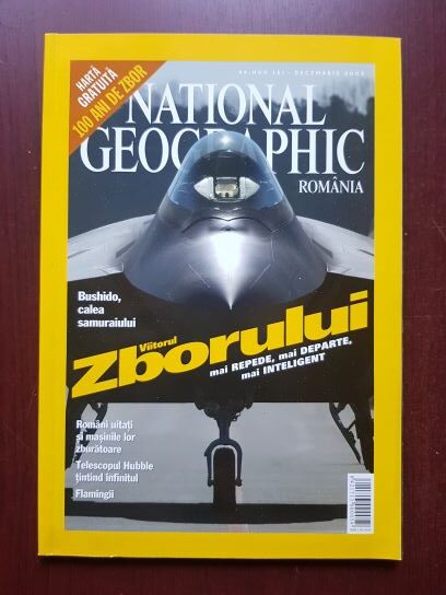 Revista National Geographic, decembrie 2003. Viitorul zborului