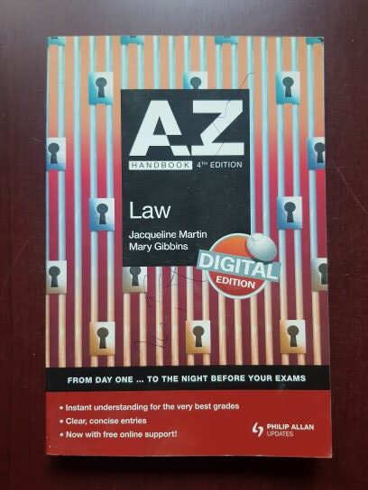Jacqueline Martin, Mary Gibbins - Law. A-Z Handbook