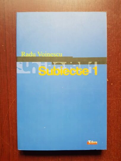 Radu Voinescu - Subiecte 1. Scriitori romani contemporani