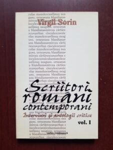 Virgil Sorin - Scriitori romani contemporani, volumul 1