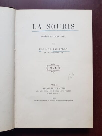 Edouard Pailleron - La Souris (1888) - imagine 2