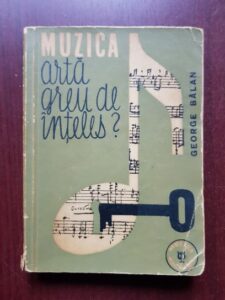 George Balan - Muzica, arta greu de inteles?
