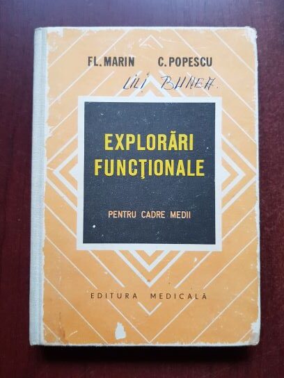 Florin Marin, C. Popescu - Explorari functionale pentru cadre medii