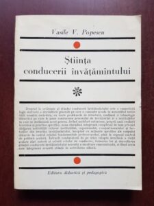 Vasile V. Popescu - Stiinta conducerii invatamantului