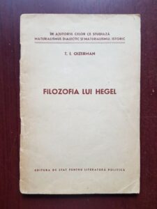 T. I. Oizerman - Filozofia lui Hegel