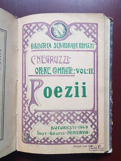 C. Negruzzi - Opere complete. Proza / Poezii 2 volume (1909-1916) - imagine 3
