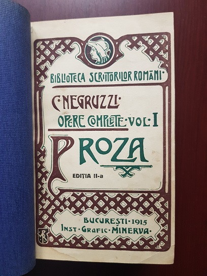 C. Negruzzi - Opere complete. Proza / Poezii 2 volume (1909-1916) - imagine 2