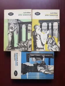 Quintilian - Arta oratorica 3 volume