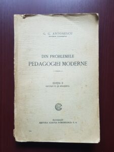 G. G. Antonescu - Din problemele pedagogiei moderne (1924)