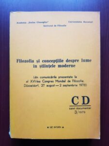 Filozofia si conceptiile despre lume in stiintele moderne