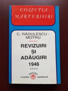 Constantin Radulescu Motru - Revizuiri si adaugiri 1946 volumul 4
