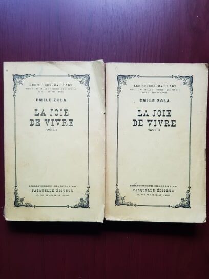 Emile Zola - La joie de vivre 2 volume