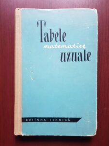 Tabele matematice uzuale (1961)
