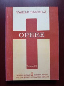 Vasile Bancila - Opere volumul 2
