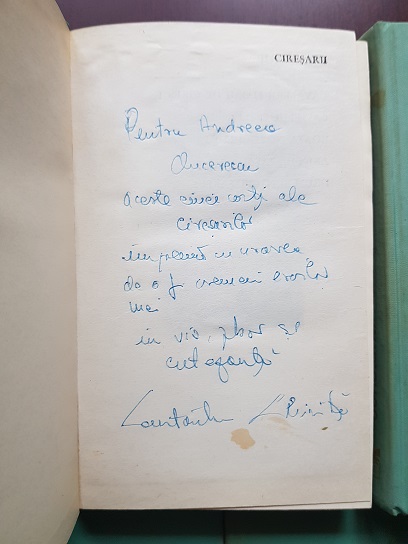 Constantin Chirita – Ciresarii 5 volume (1976, cu autograful si dedicatia autorului) - imagine 2