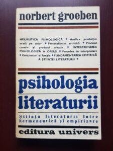 Norbert Groeben - Psihologia literaturii