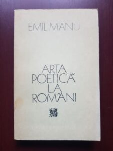 Emil Manu - Arta poetica la romani