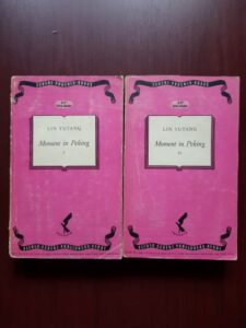 Lin Yutang - Moment in Peking. A novel of contemporary Chinese life 2 volume (1943)
