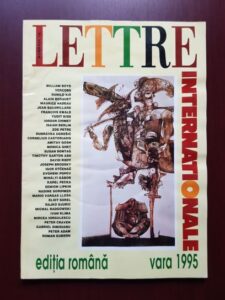 Revista Lettre Internationale. Numarul 14. Vara 1995