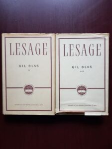 Alain Rene Lesage - Istoria lui Gil Blas de Santillana 2 volume (1960, editie cartonata)