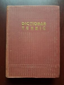 Bunescu Paul, Karniol Zissu - Dictionar tehnic (1953, editie cartonata)