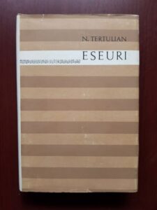 N. Tertulian - Eseuri (1968, editie cartonata)