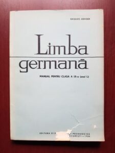 Basilius Abager - Limba germana. Manual pentru clasa a IX-a (1966)