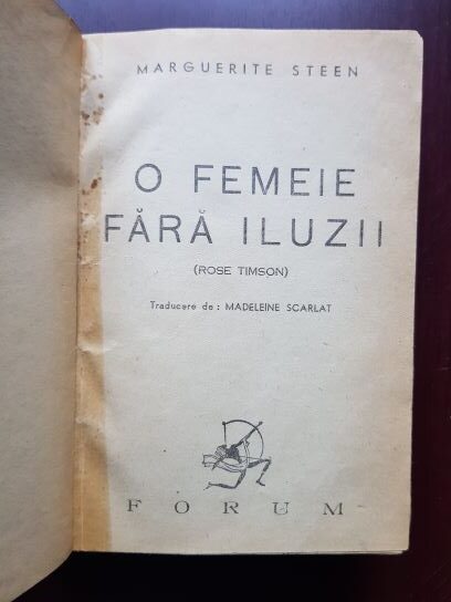 Marguerite Steen - O femeie fara iluzii (1947) - imagine 2