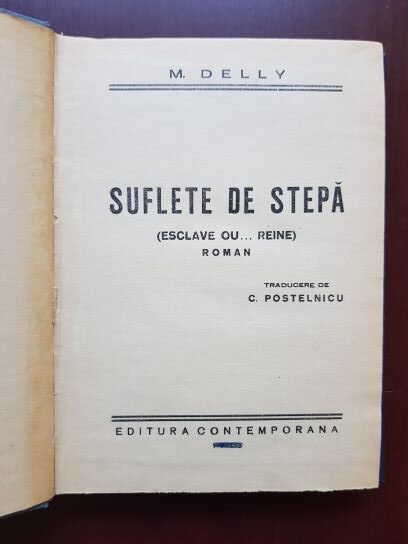 M. Delly - Suflete de stepa (1943) - imagine 2