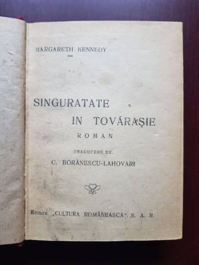 Margareth Kennedy - Singuratate in tovarasie (1941) - imagine 2