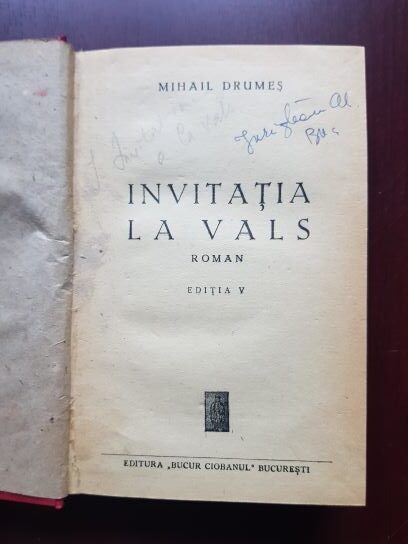 Mihail Drumes - Invitatia la vals (editie veche) - imagine 2