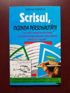 Adrian Fratila - Scrisul, oglinda personalitati