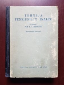 L. I. Sirotinski - Tehnica tensiunilor inalte