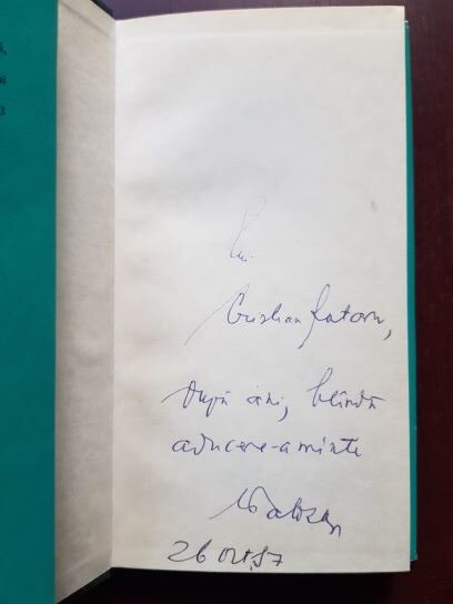 Ion Tobosaru - Consemnari volumul 3. Arta teatrului contemporan (1987, cu autograful si dedicatia autorului) - imagine 2