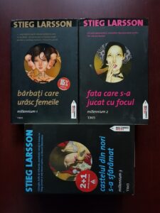 Stieg Larsson - Barbati care urasc femeile. Fata care s-a jucat cu focul. Castelul din nori s-a sfarmat. Seria Millennium 3 volume