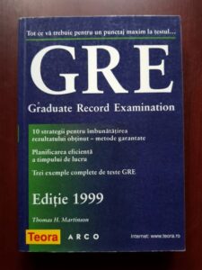 Thomas H. Martinson - Graduate Record Examination