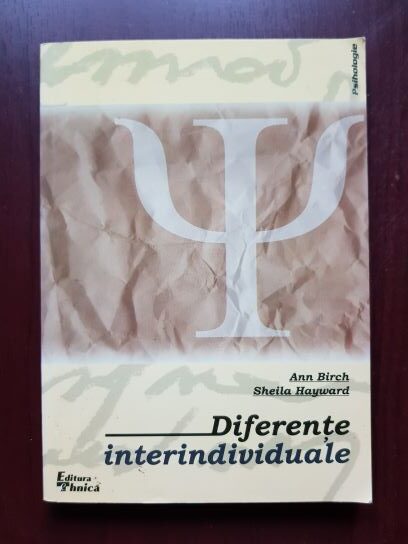 Ann Birch, Sheila Hayward - Diferente interindividuale