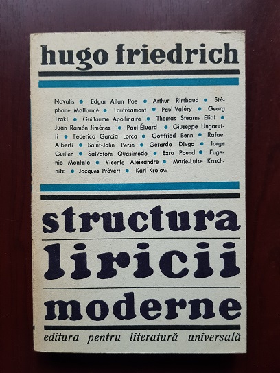 Hugo Friedrich - Structura liricii moderne (1969)