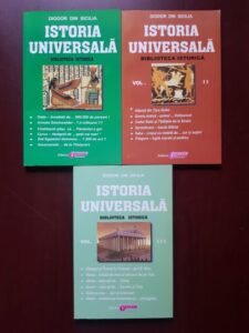 Diodor din Sicilia - Istoria universala. Biblioteca istorica 3 volume